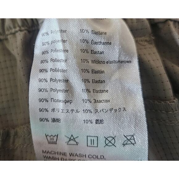 MAPAMYUMCO Women's S Pants Capri Cropped Gray Quick Dry Air Hole Tech 26 x 20 - Picture 9 of 9